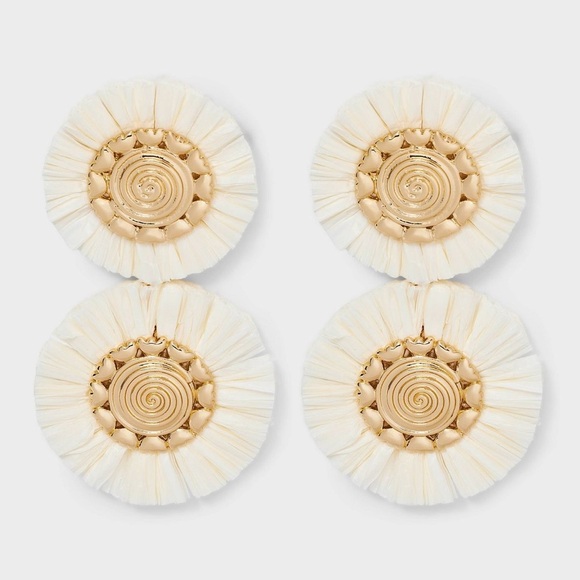 SUGARFIX By BaubleBar's Threaded Drop Earrings - NWT - Picture 1 of 5